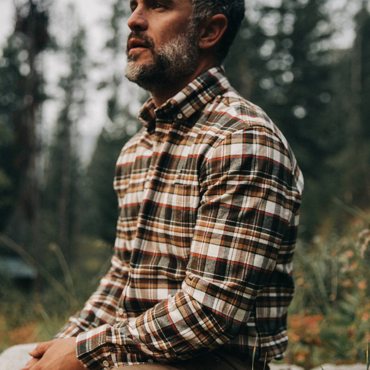 The Jack in Brushed Wheat Plaid