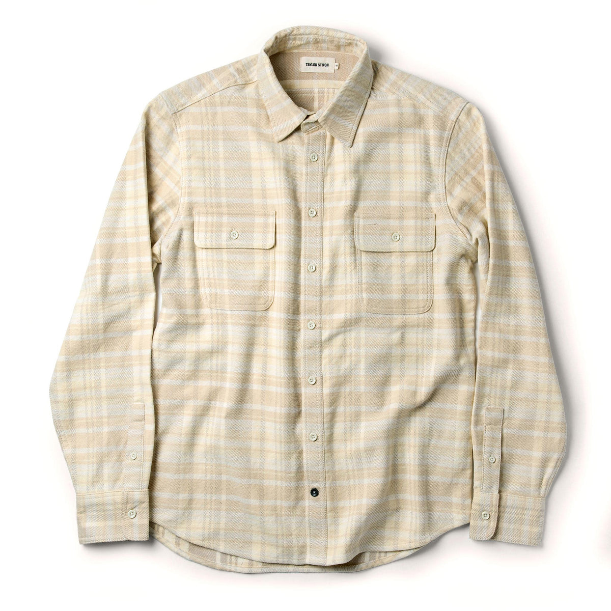 The Ledge Shirt in Sand Plaid