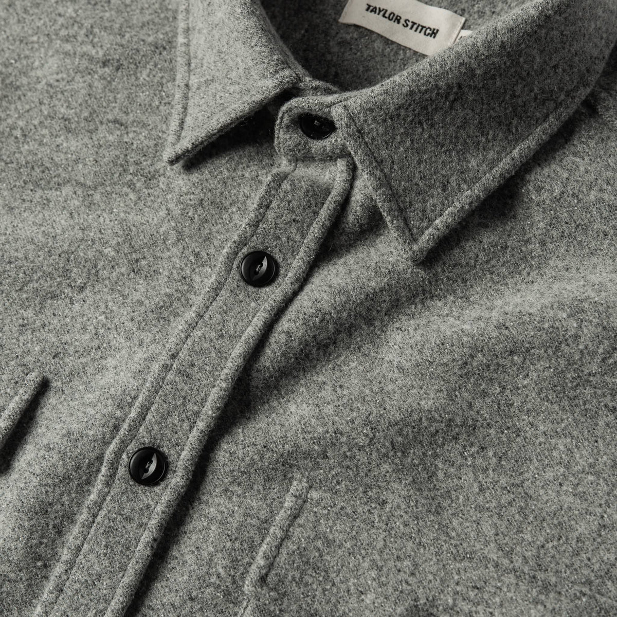 The Maritime Shirt Jacket in Ash Donegal