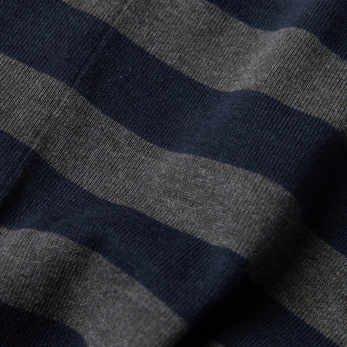 The Rugby Shirt in Navy Stripe