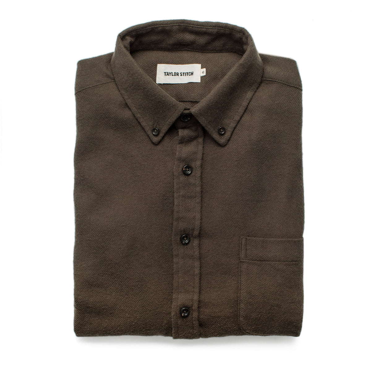 The Jack in Olive Brushed Organic Cotton