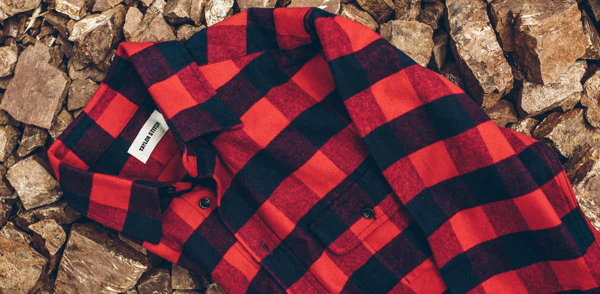The Yosemite Shirt in Red Buffalo Plaid