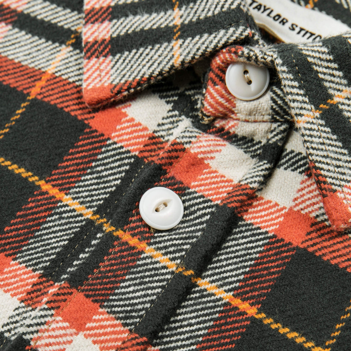 The Crater Shirt in Olive Plaid