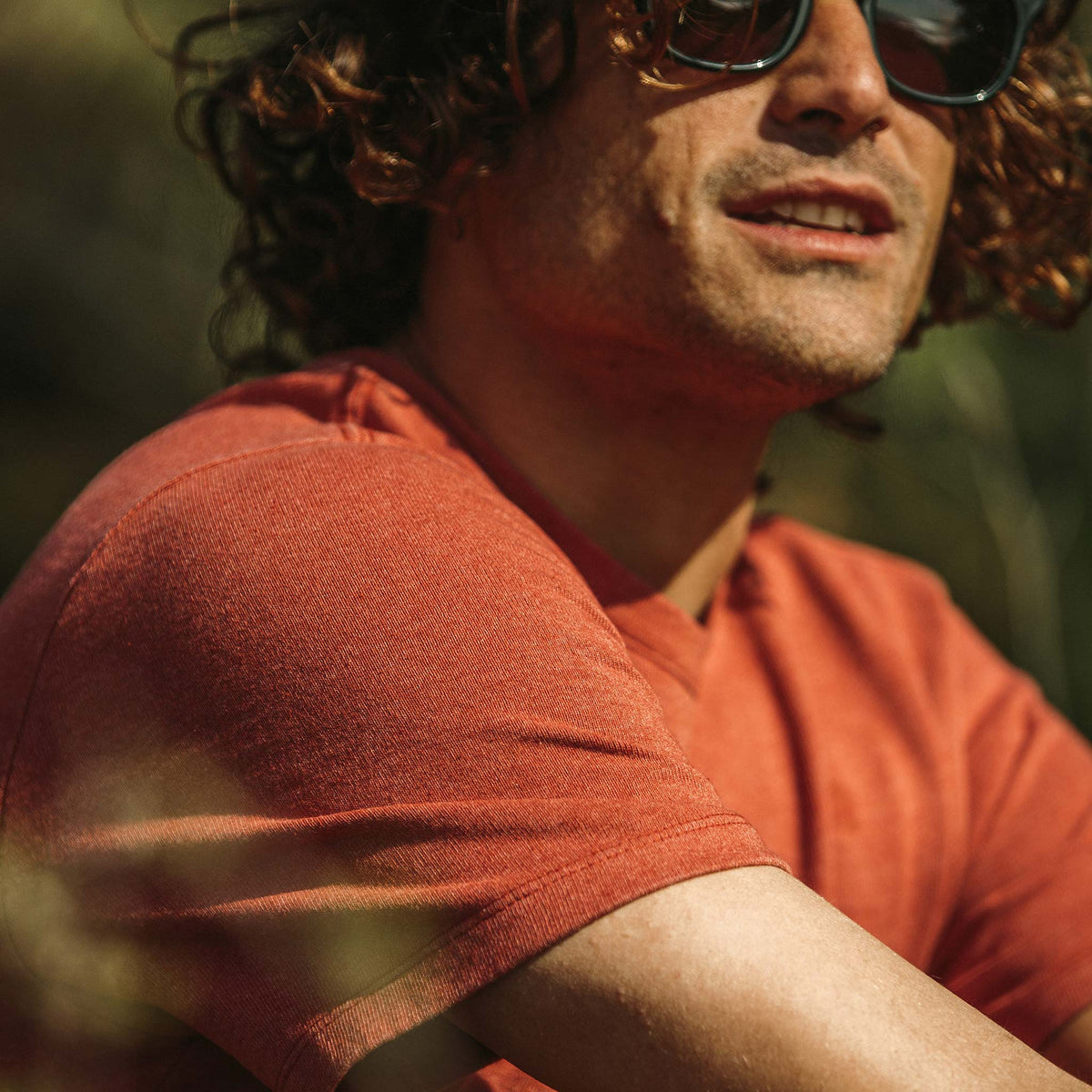 The Heavy Bag Tee in Washed Rust