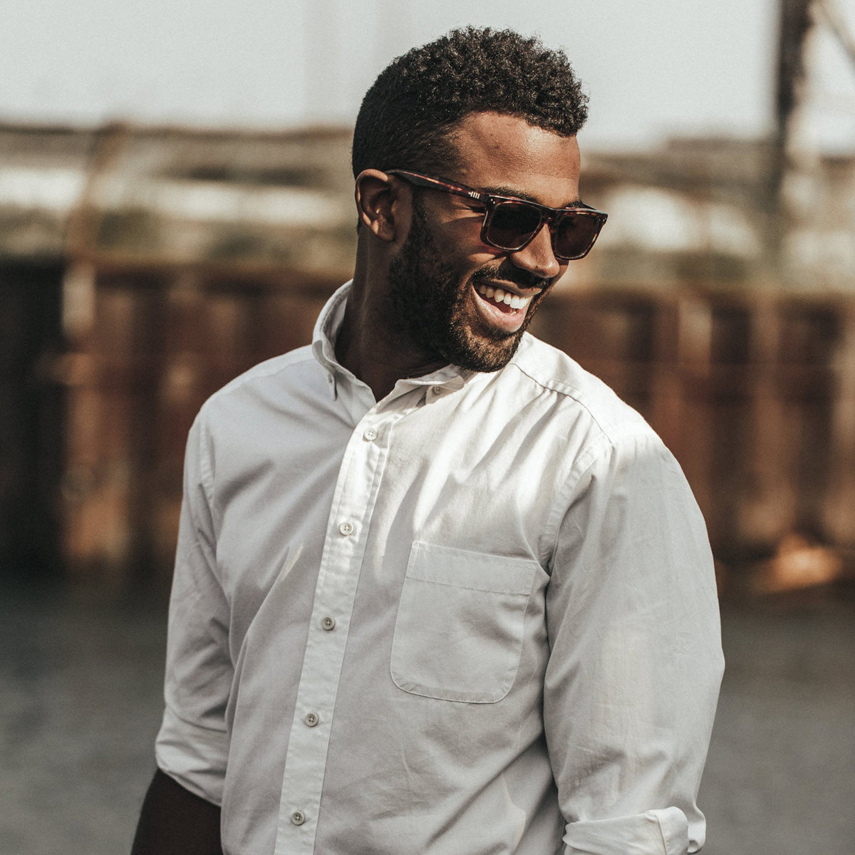 The Jack in Washed White Poplin