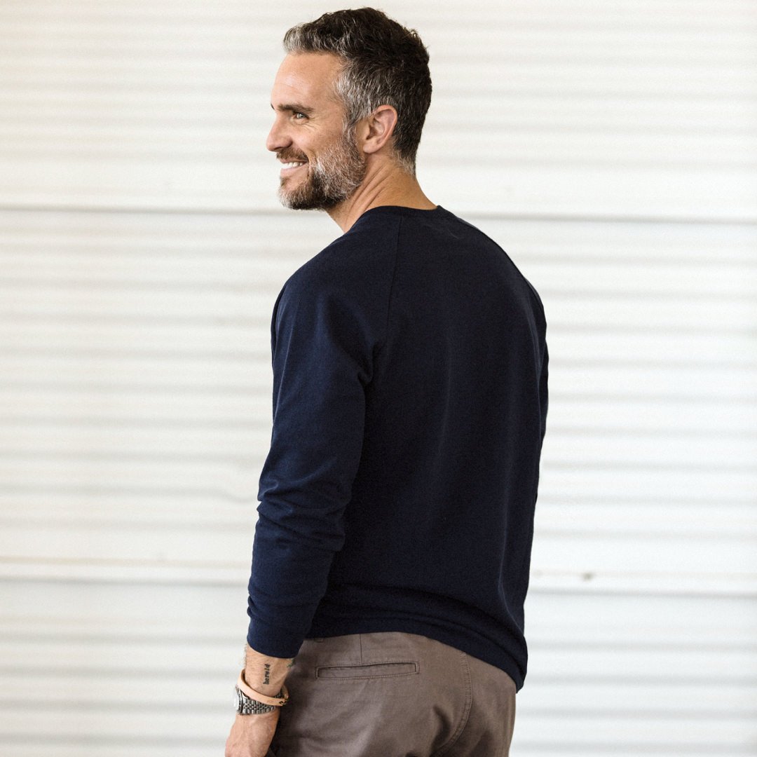 The Heavy Bag Long Sleeve in Navy