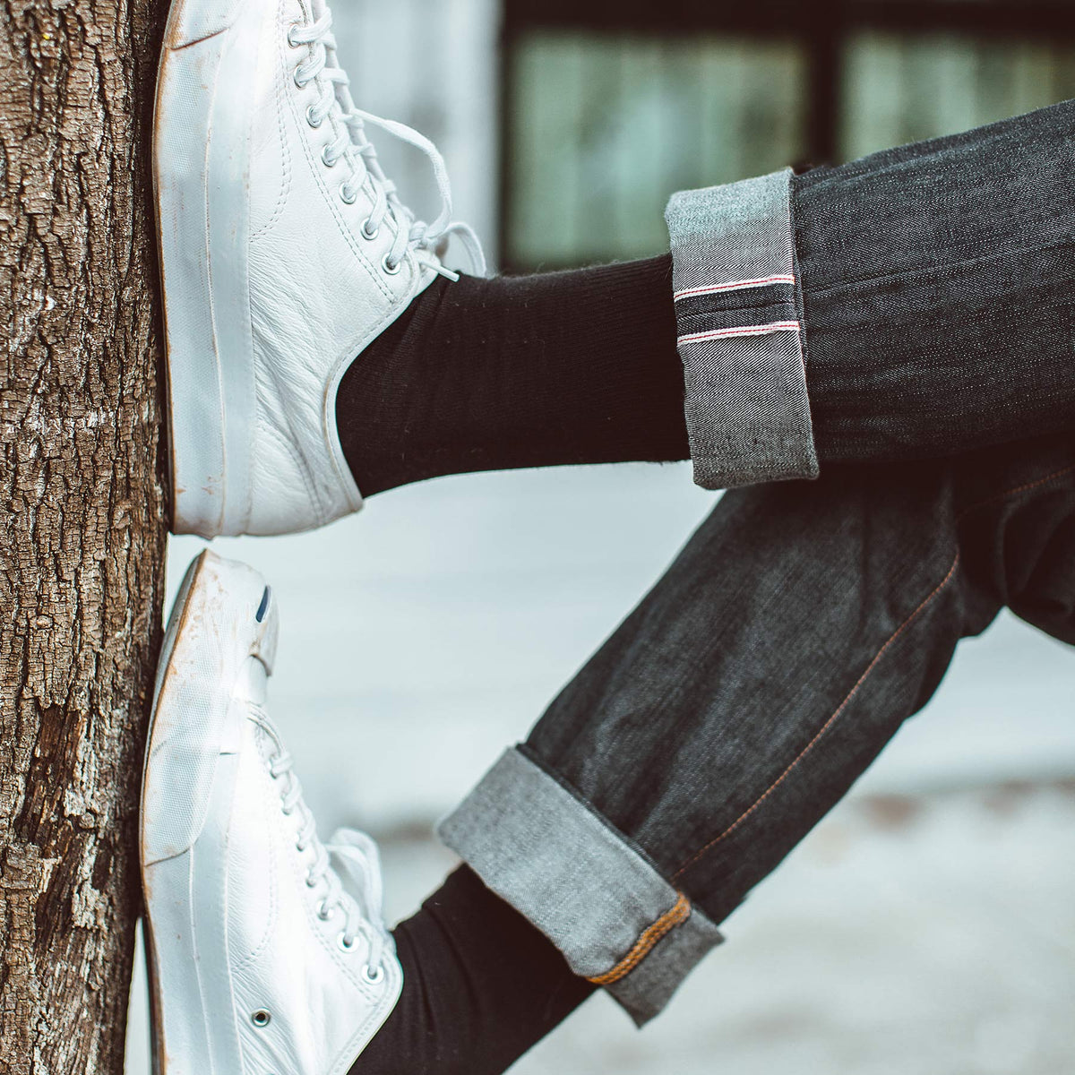 The Slim Jean in Kurabo Slub Denim