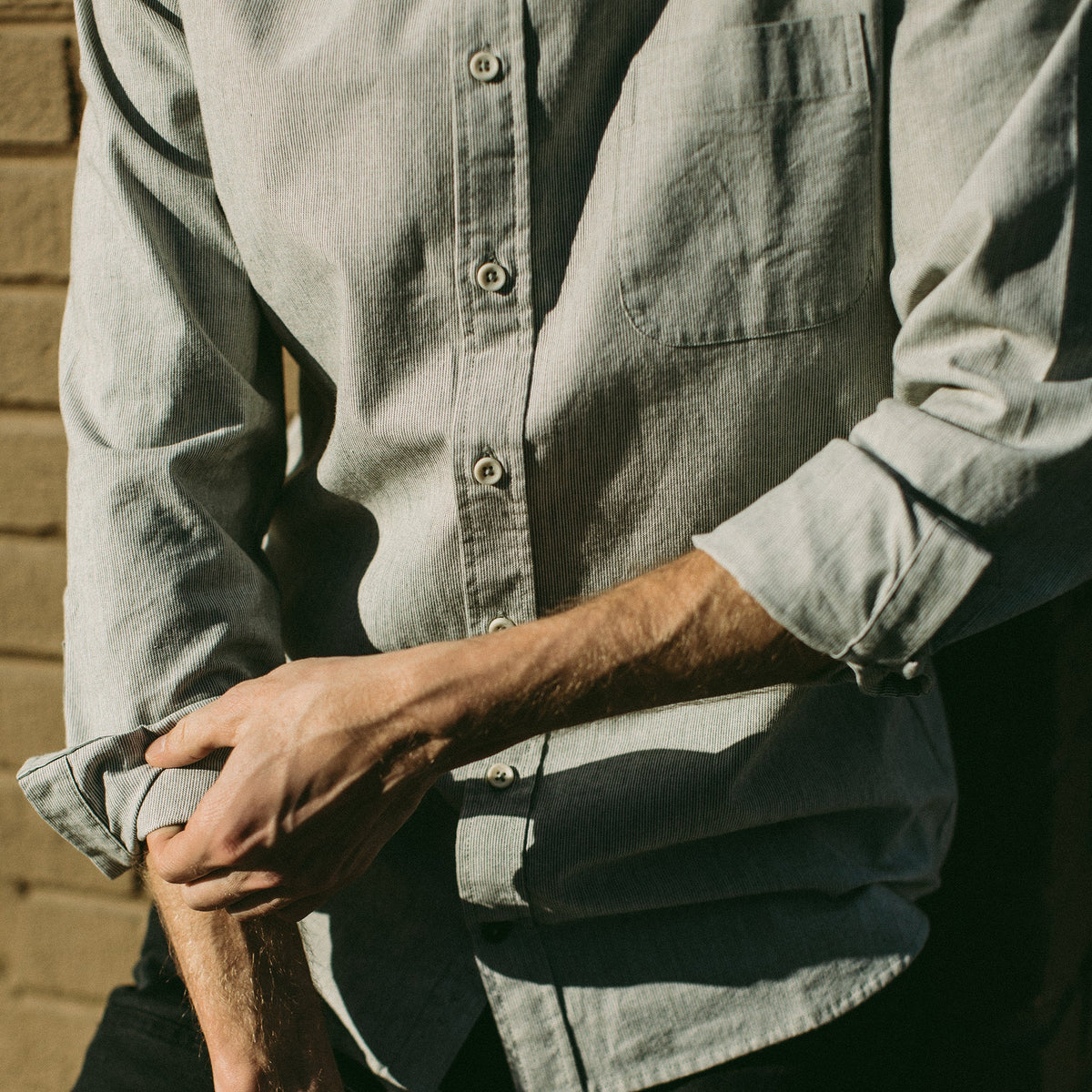 The California in Olive Stripe