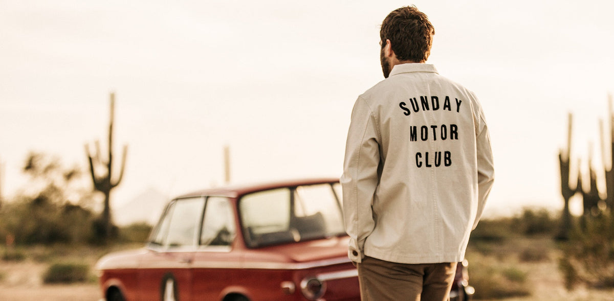 The Fourtillfour Ojai Jacket in Natural Reverse Sateen