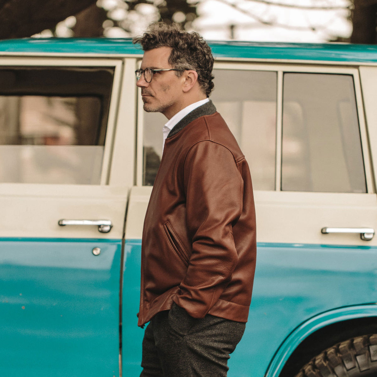 The Presidio Jacket in Cognac
