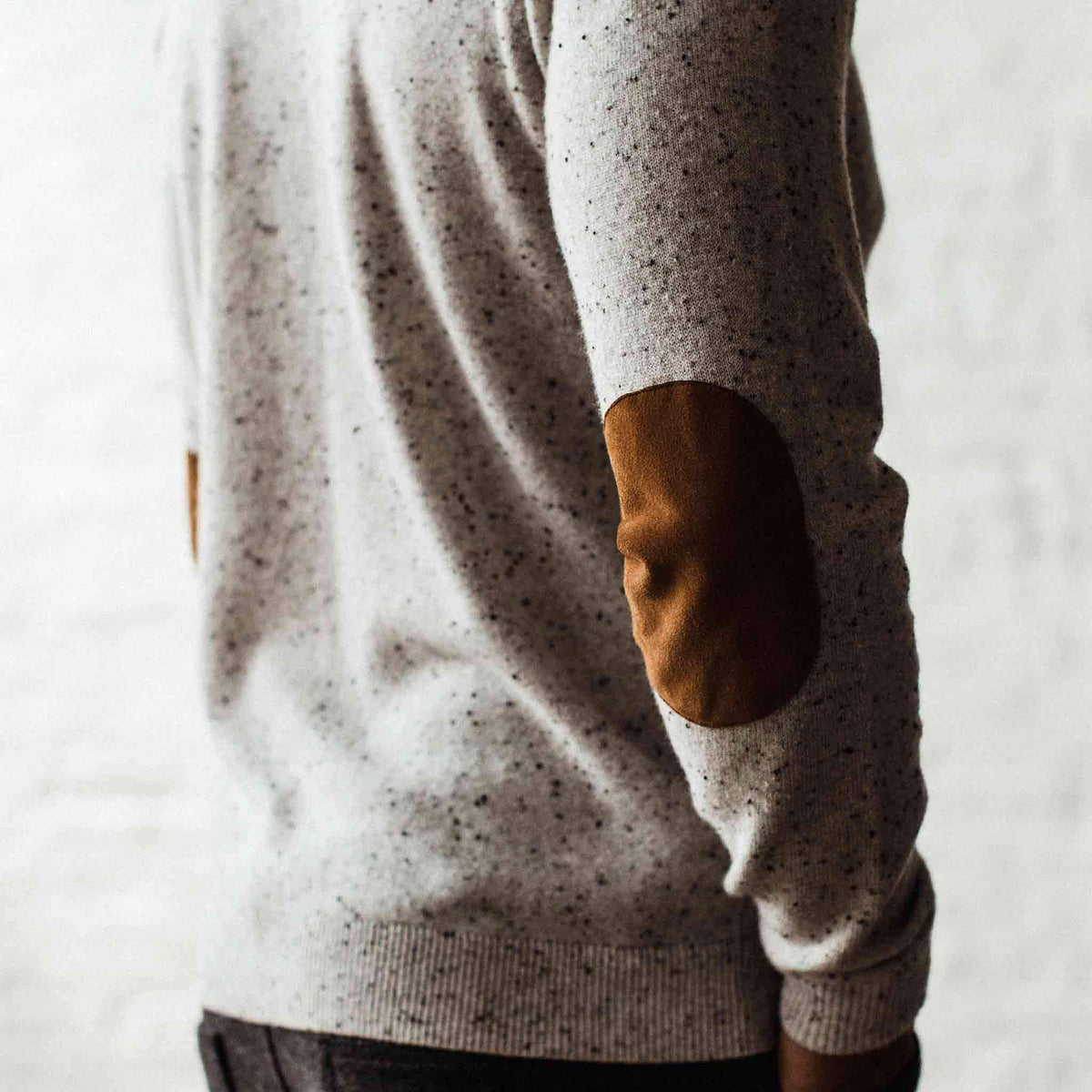The Hardtack Sweater in Polar Yak Donegal