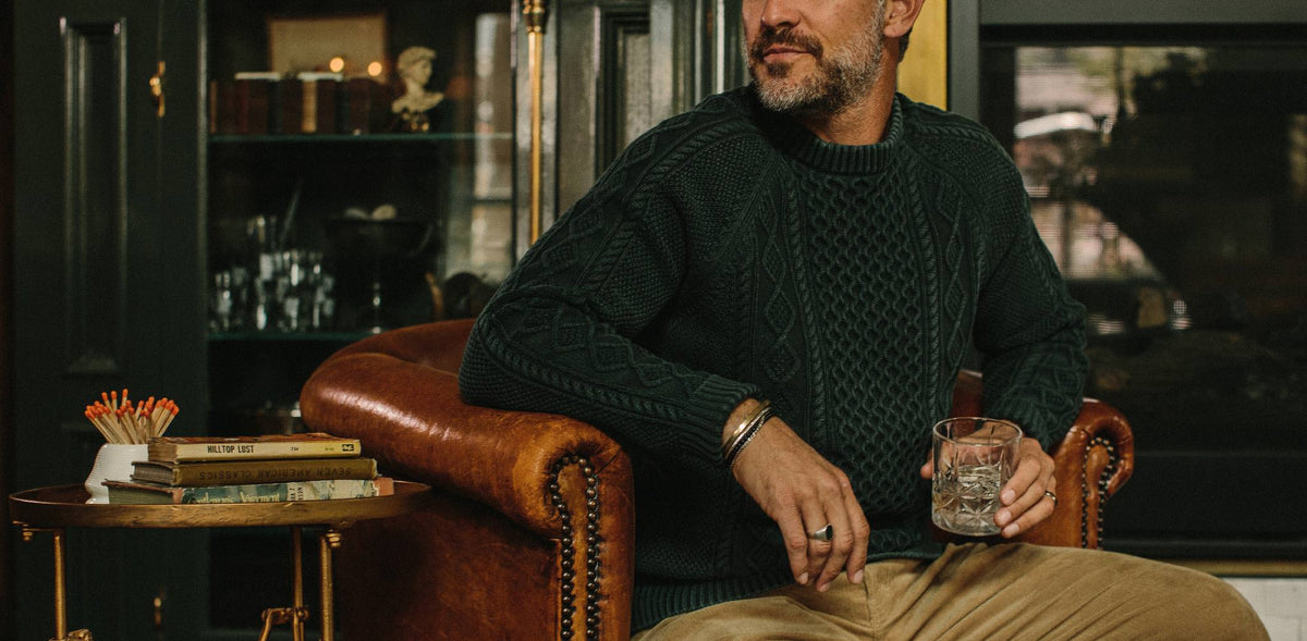 The Orr Sweater in Charcoal