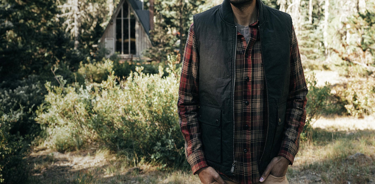 The Ignition Vest in Coal Dry Wax