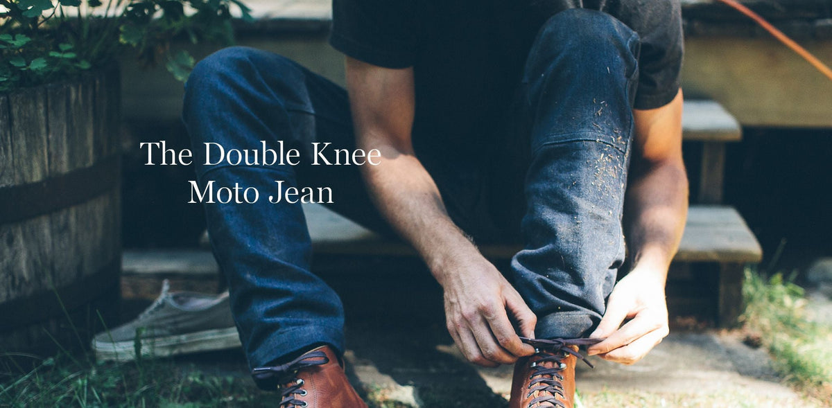 The Double Knee Moto Jean