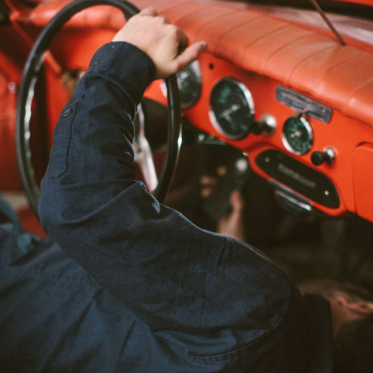 The Mechanic in Indigo