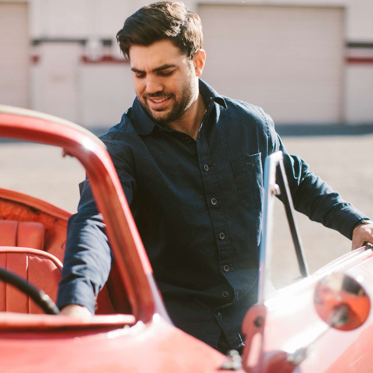 The Mechanic in Indigo