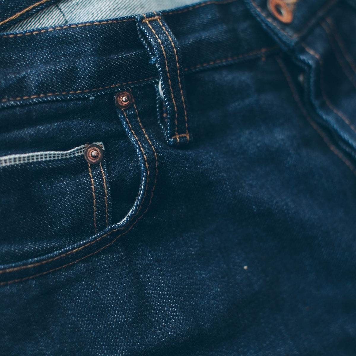 The Slim Jean in Cone Mills '68 Selvage