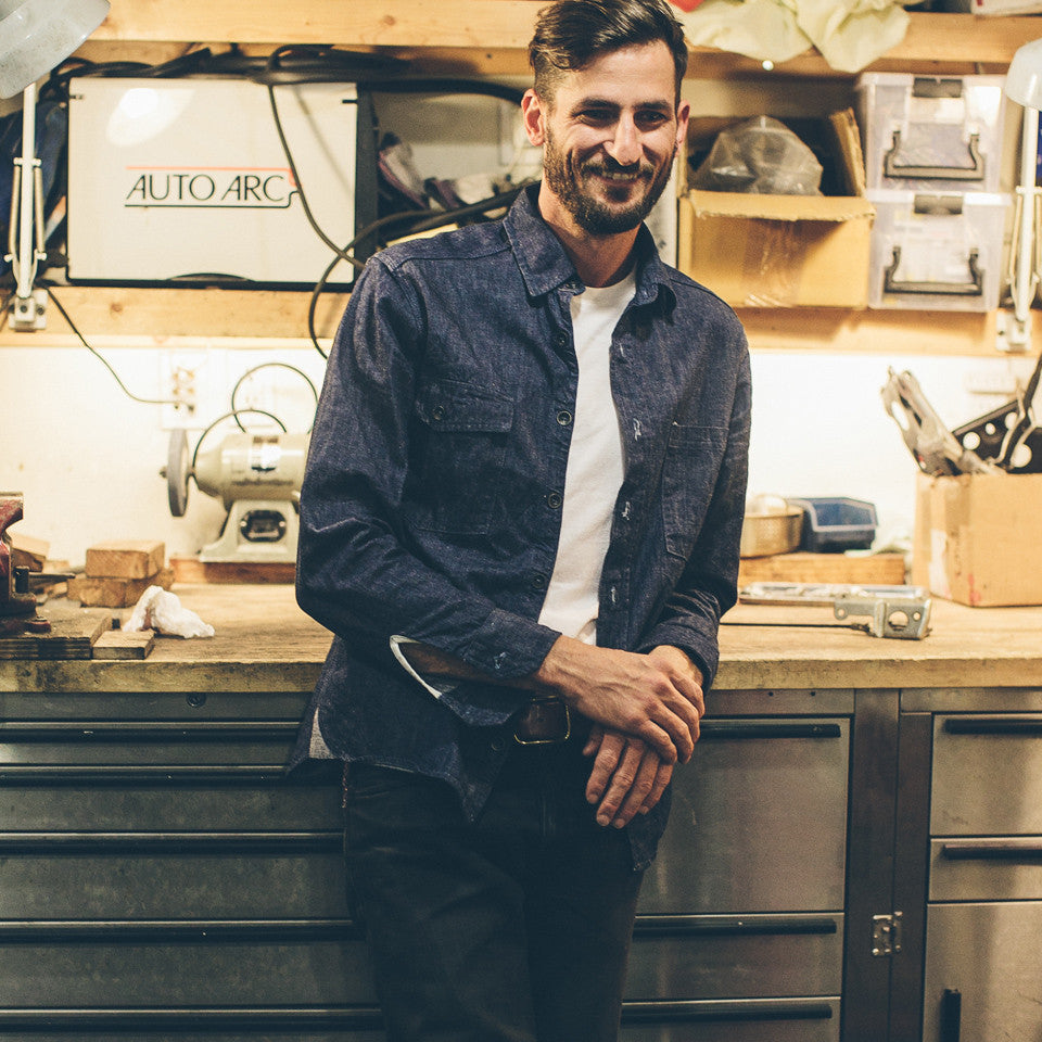 The Utility Shirt in Swift Mills Denim