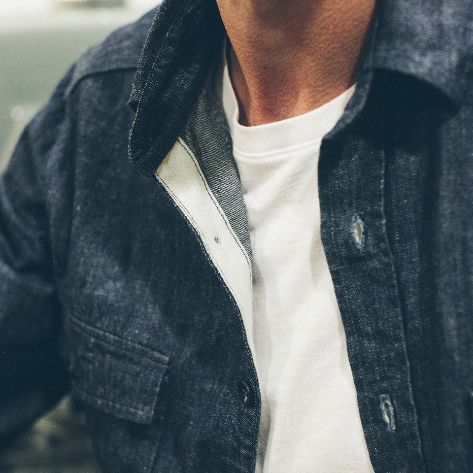 The Utility Shirt in Swift Mills Denim