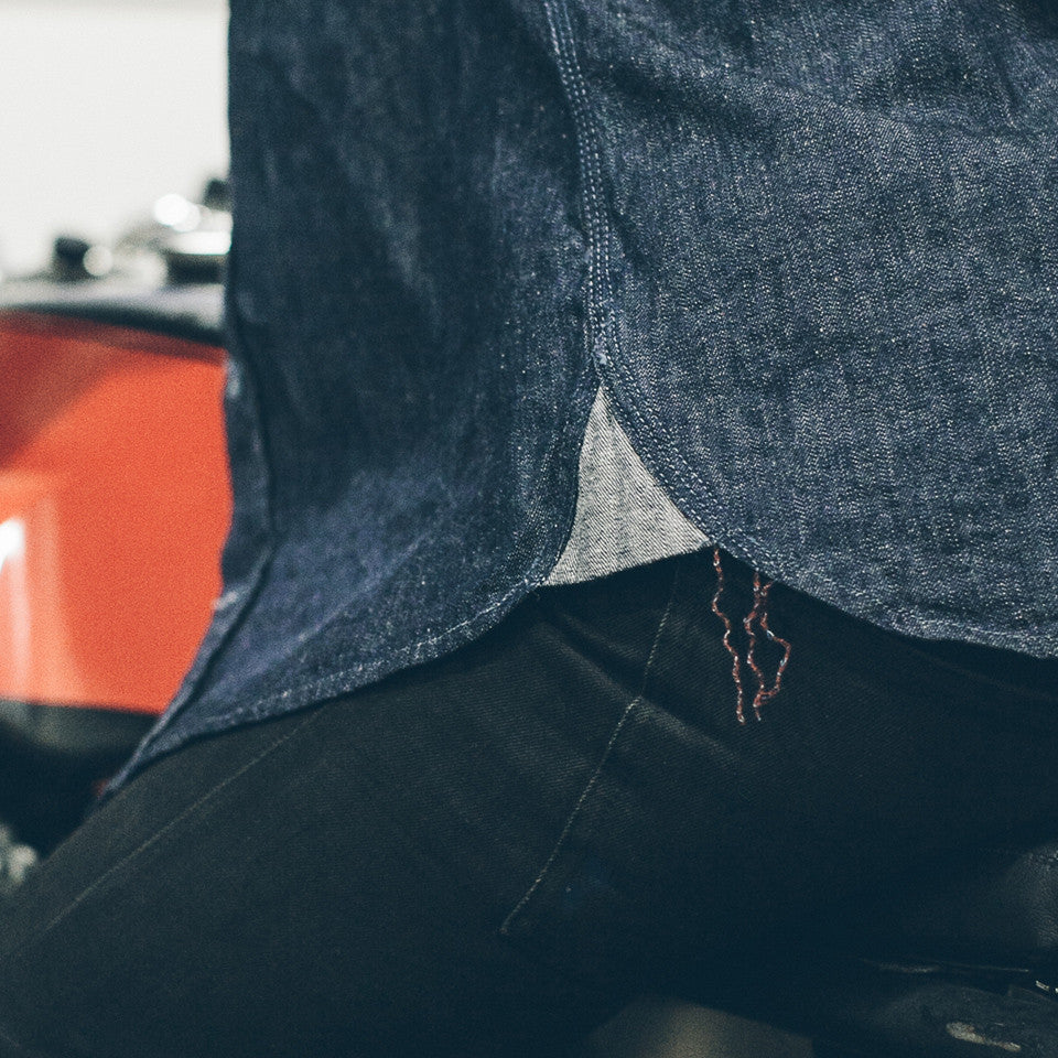The Utility Shirt in Swift Mills Denim