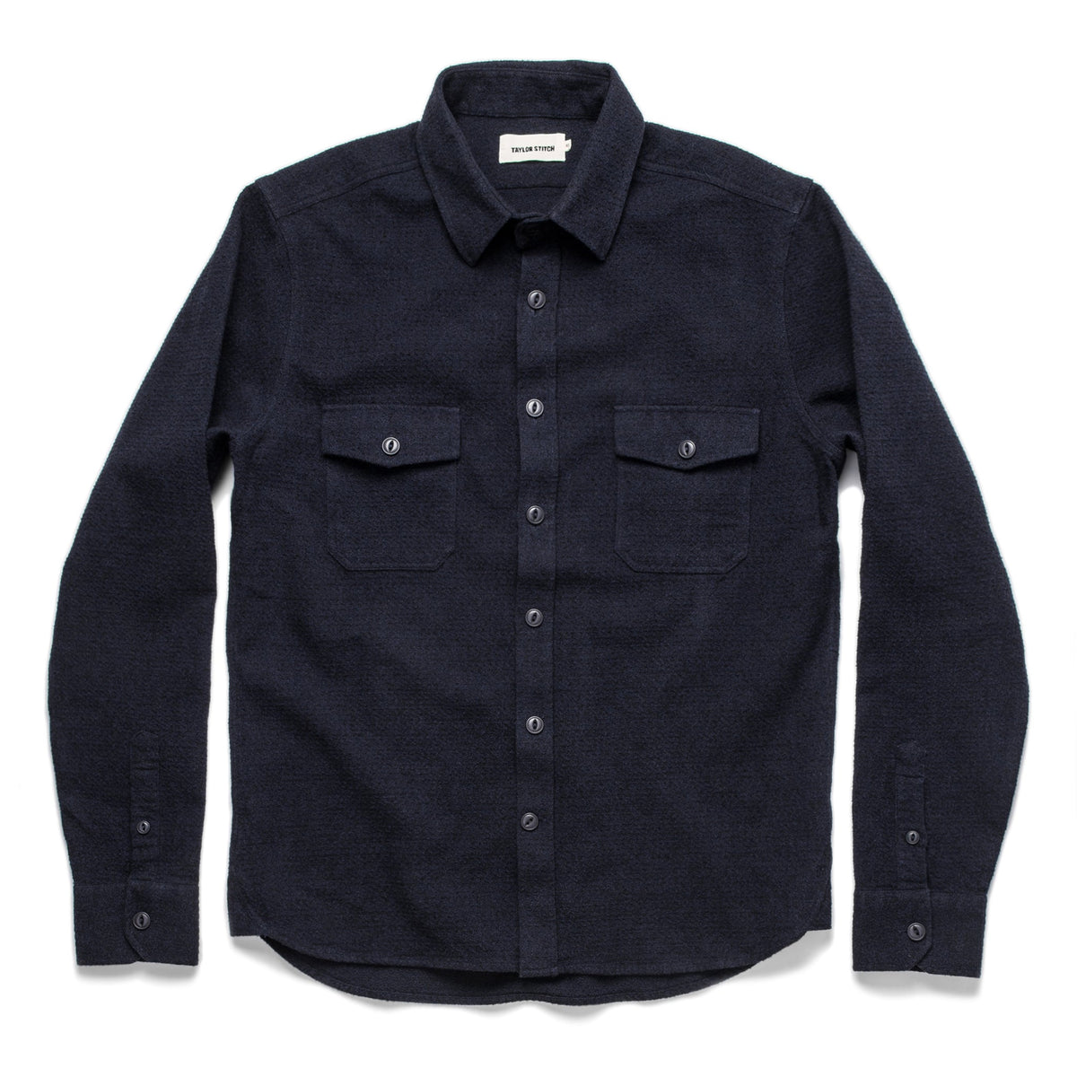 The Utility Shirt in Navy Jacquard