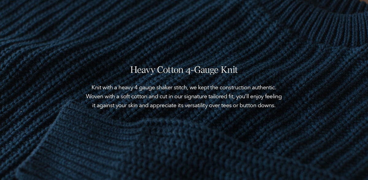 The Whaler Sweater in Navy