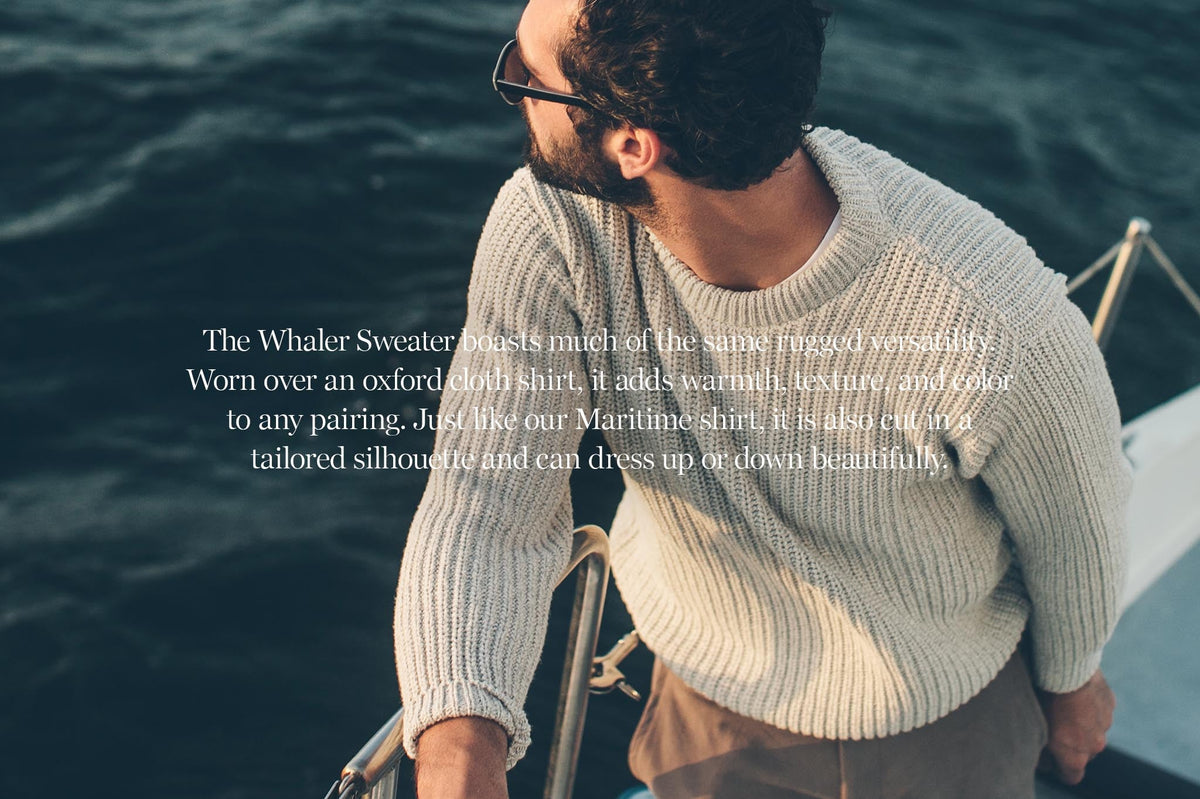 The Whaler Sweater in Ash
