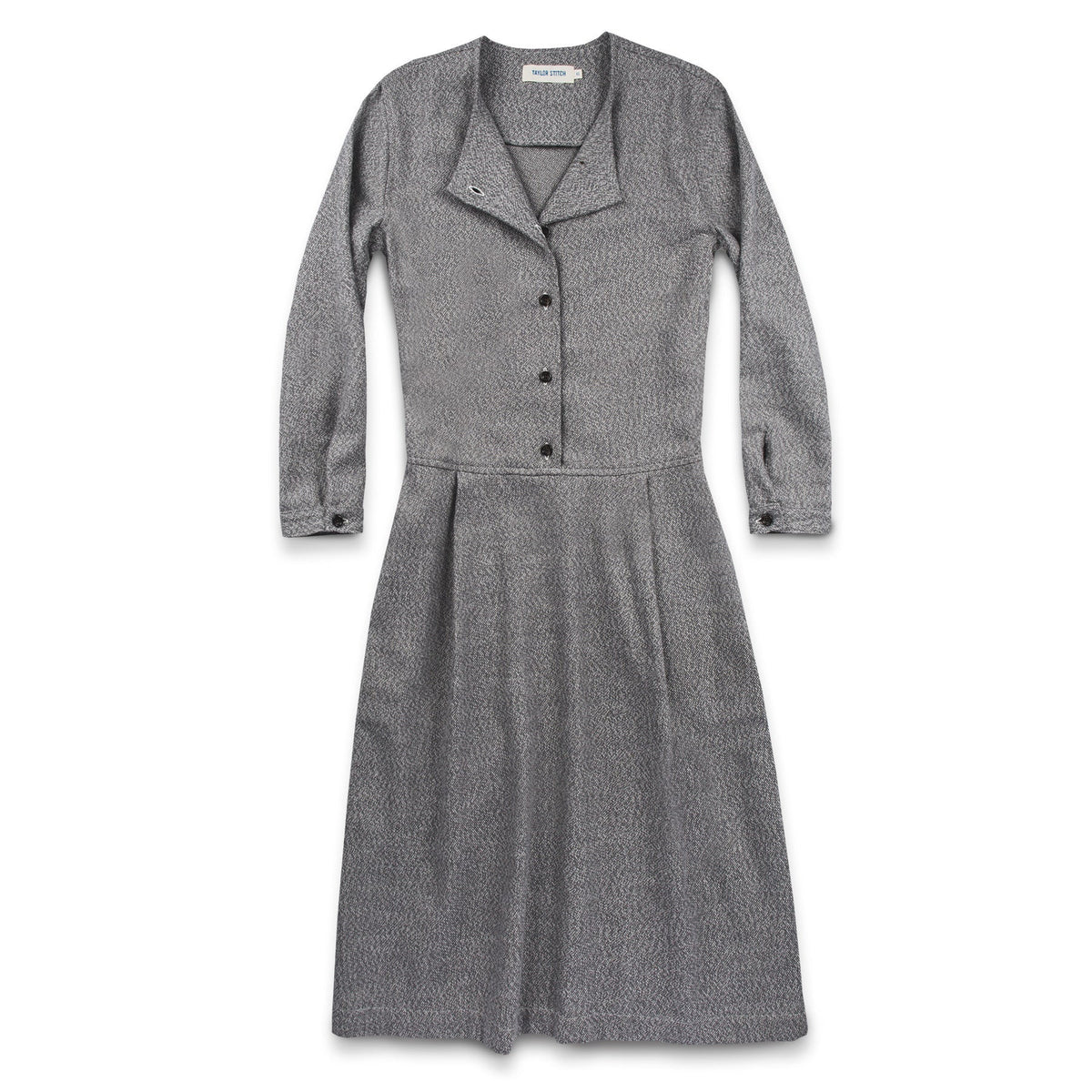 The Juniper Dress in Charcoal Brushed Melange
