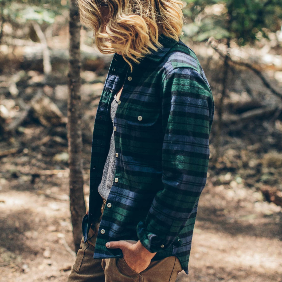 The Sierra Shirt in Blackwatch Plaid