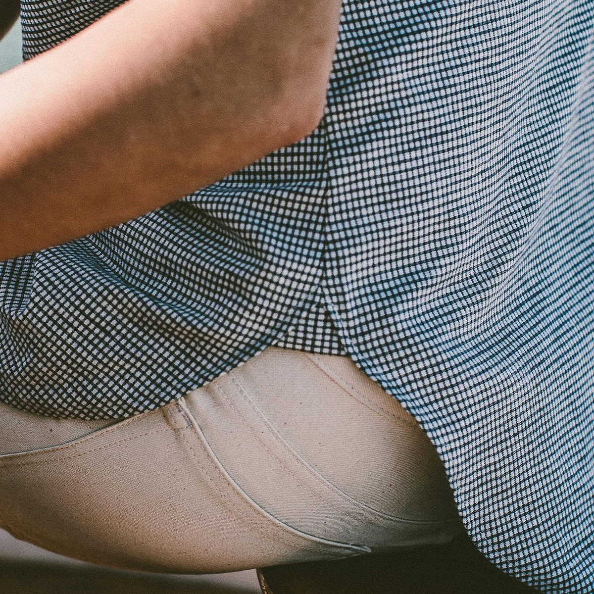 The Reese Popover in Navy Box Check