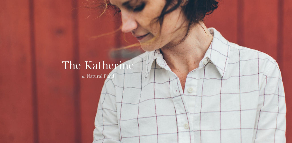 The Katherine in Natural Plaid