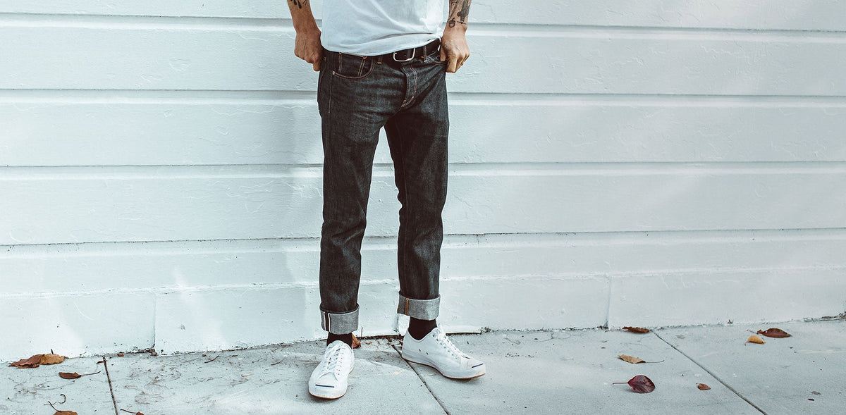 The Slim Jean in Kurabo Slub Denim