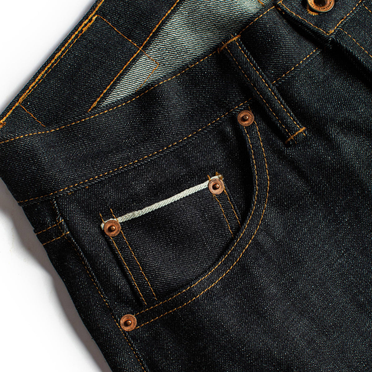 The Democratic Jean in Natural Indigo Selvage