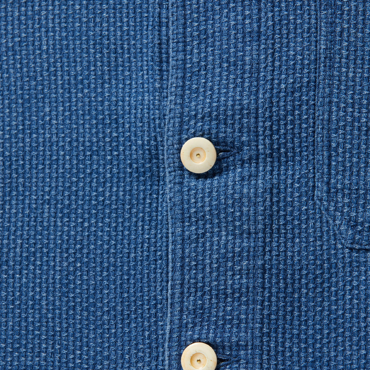 The Ojai Jacket in Washed Indigo Sashiko