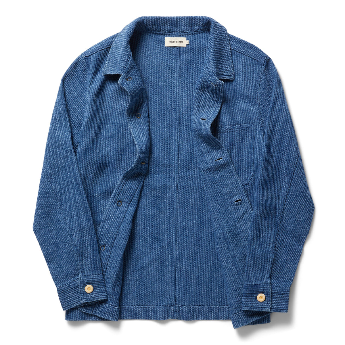 The Ojai Jacket in Washed Indigo Sashiko