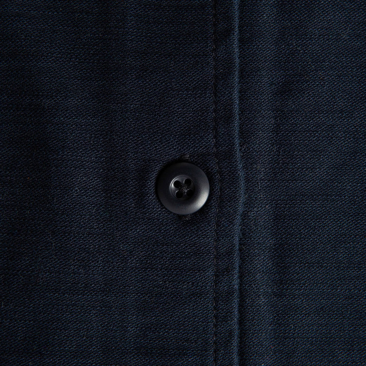 The Point Shirt in Navy Reverse Sateen