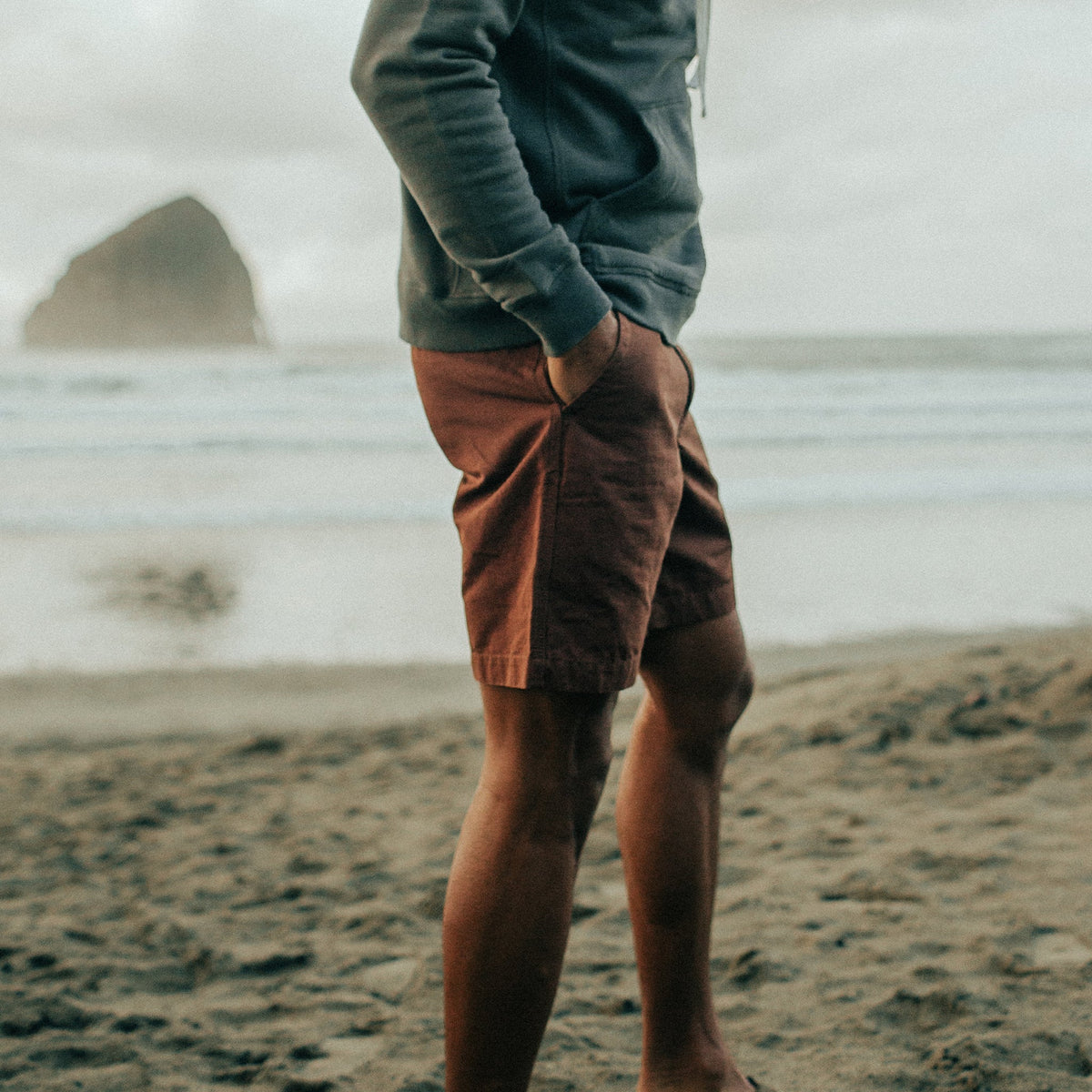 The Morse Short in Russet Linen