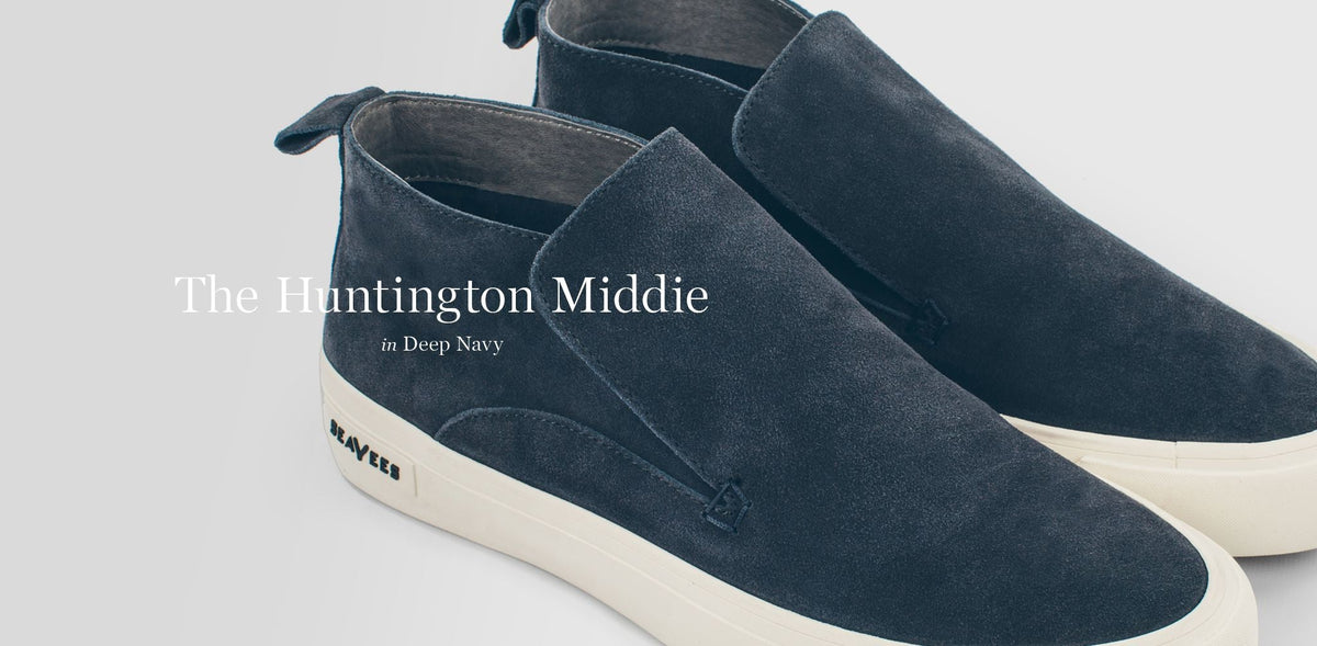 The Huntington Middie in Deep Navy