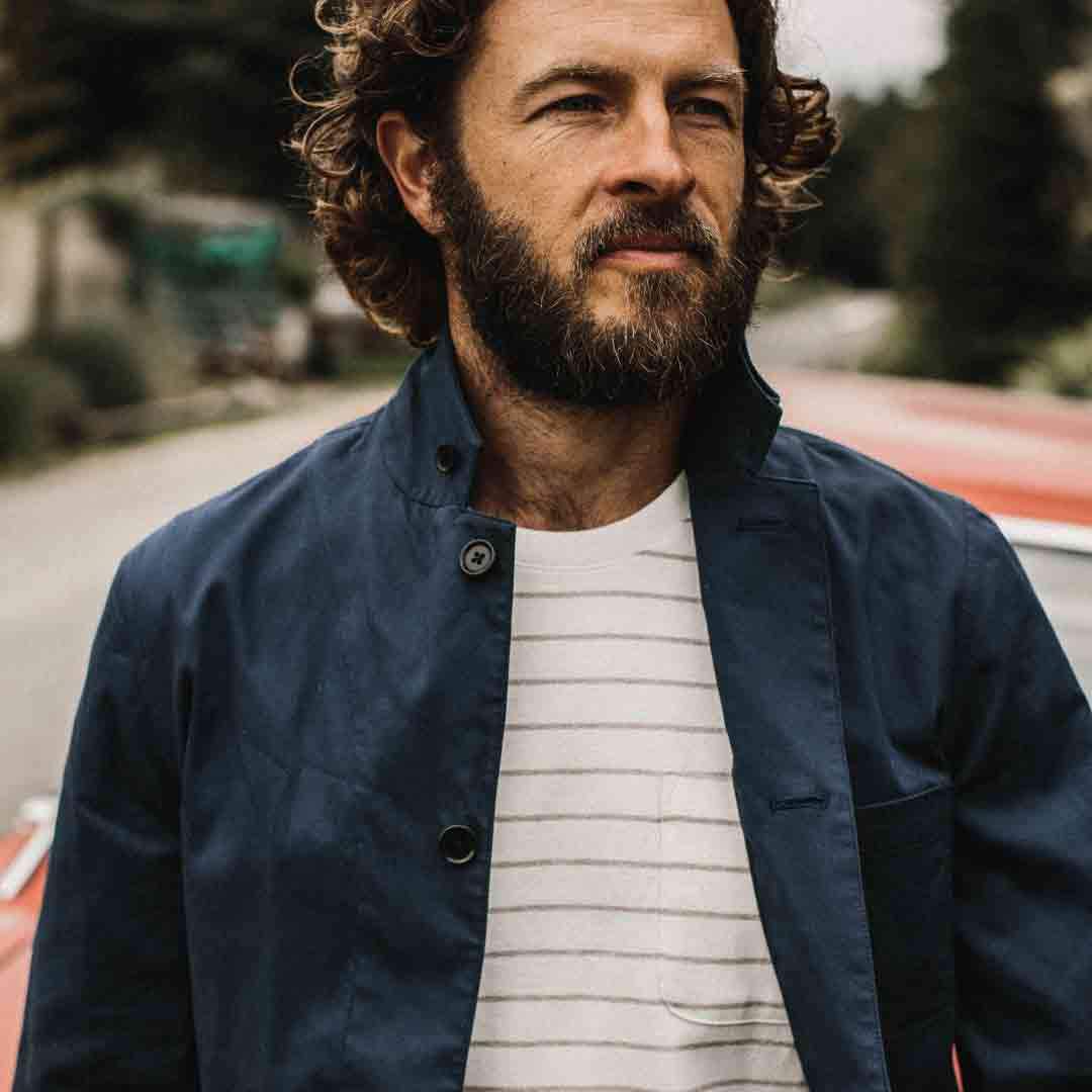 The Gibson Jacket in Light Navy