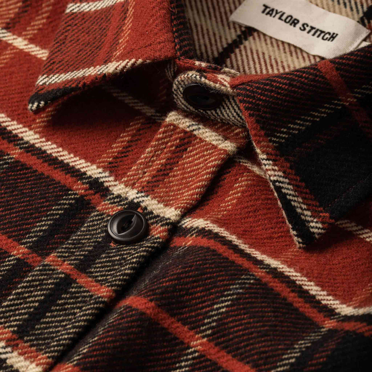 The Crater Shirt in Rust Plaid