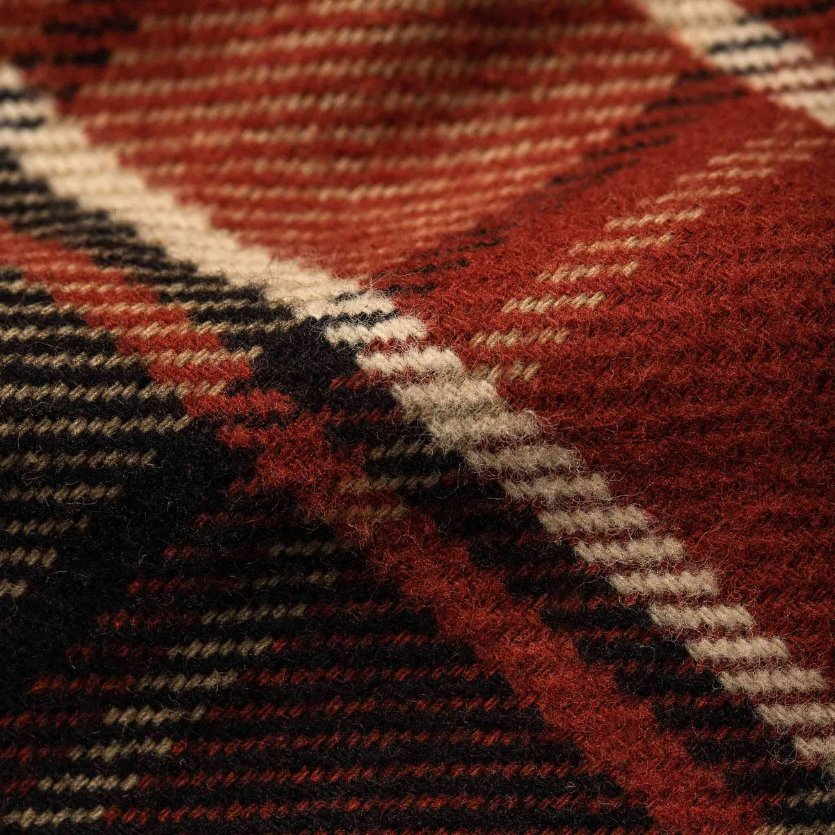 The Crater Shirt in Rust Plaid