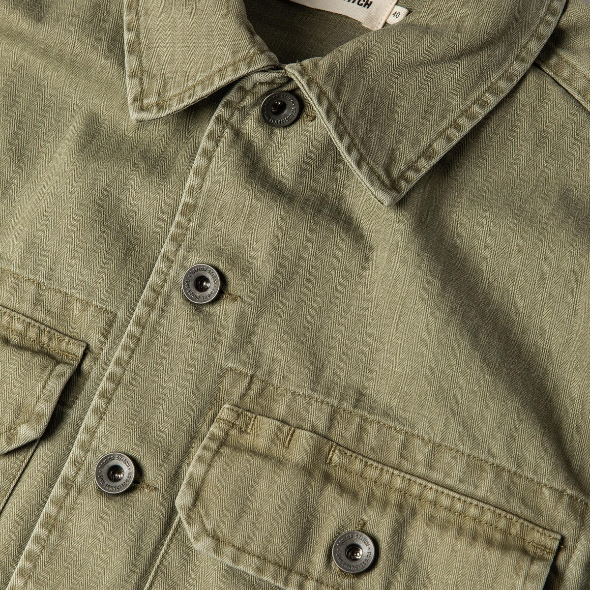 The HBT Jacket in Washed Olive
