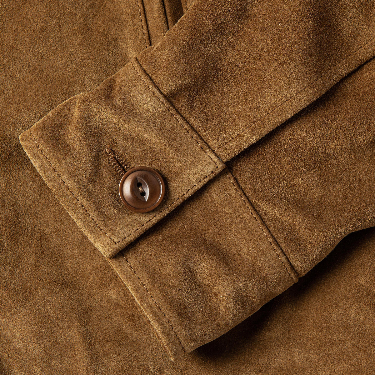 The Wyatt Jacket in Cognac Suede