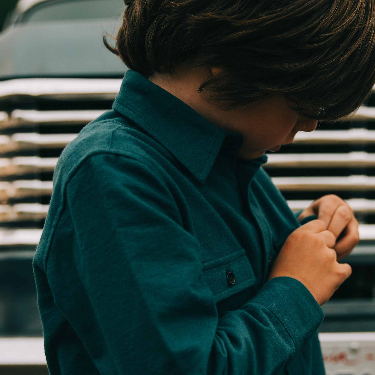 The Little Yosemite Shirt in Deep Ocean