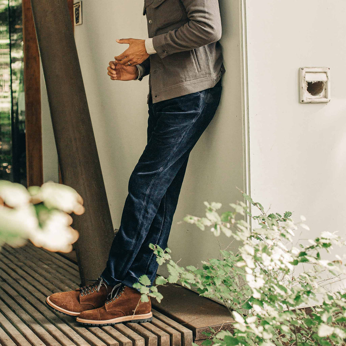 The Camp Pant in Indigo Corduroy