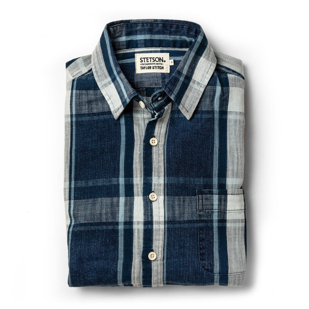The California in Indigo Plaid