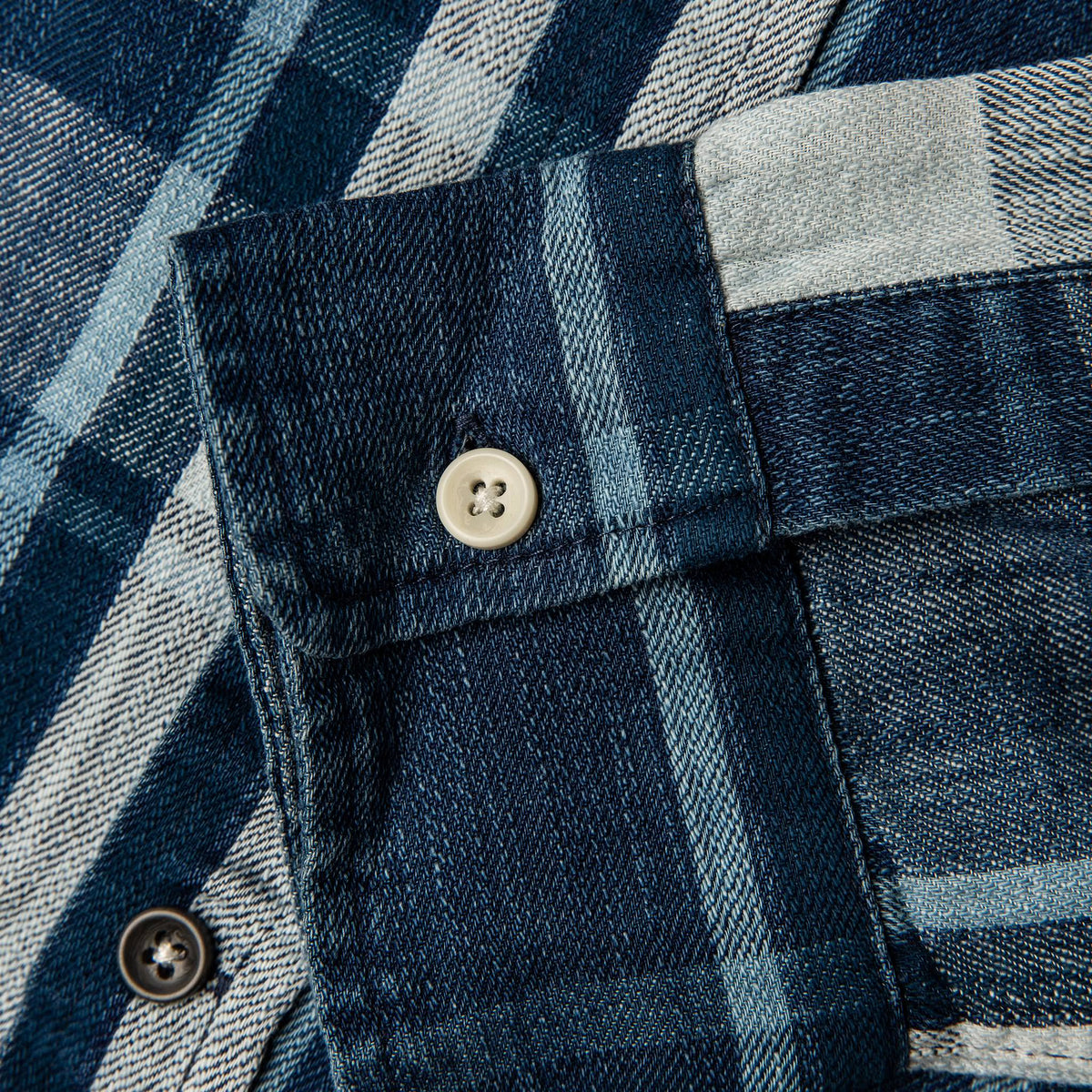 The California in Indigo Plaid