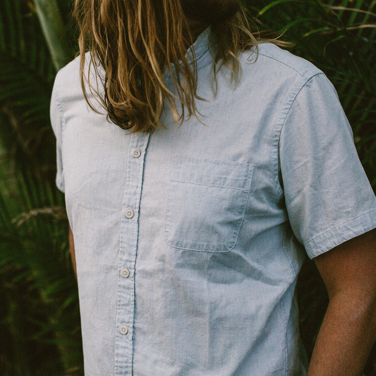 The Bandit in Navy Japanese Micro Stripe