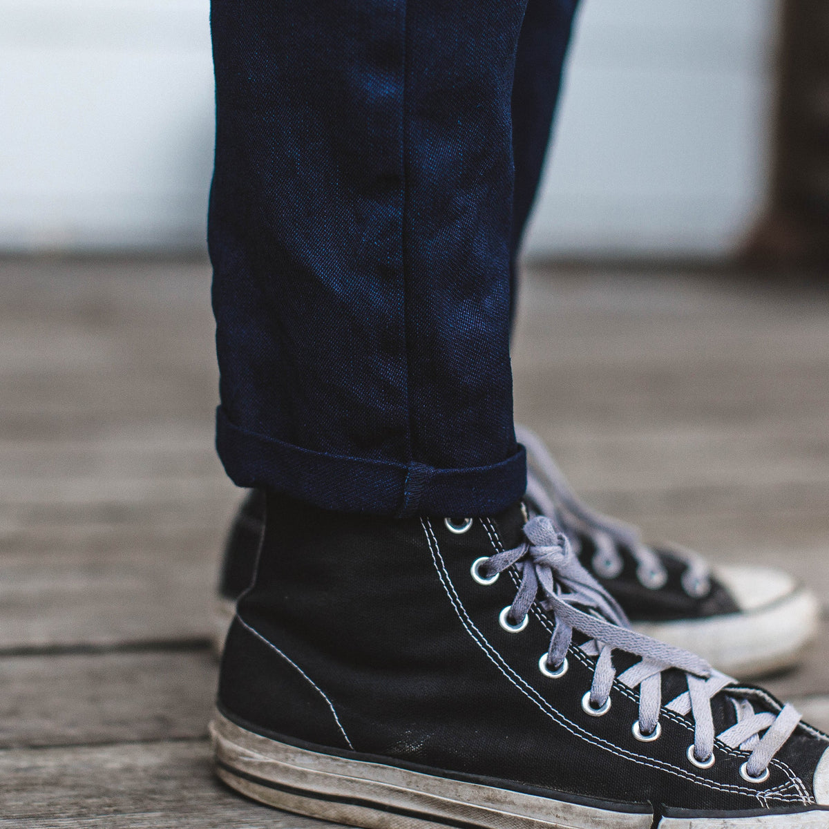 The Slim Jean in Double Indigo Standard
