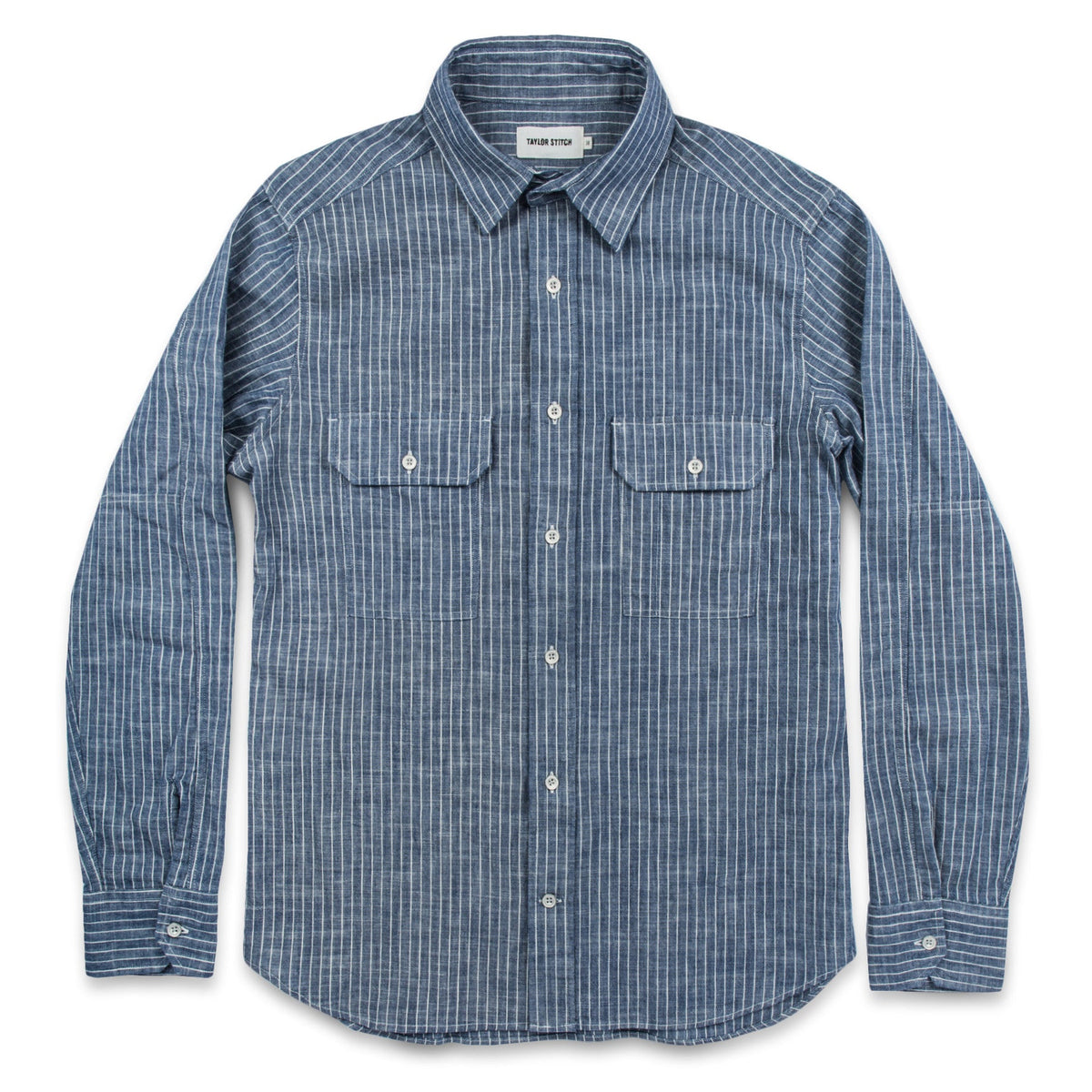 The Chore Shirt in Indigo Striped Chambray